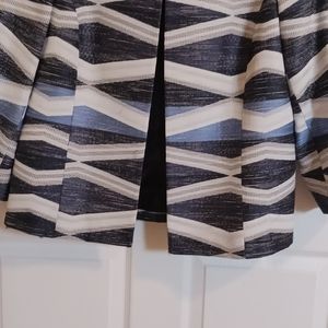 Kasper multi zig zag patterned jacket